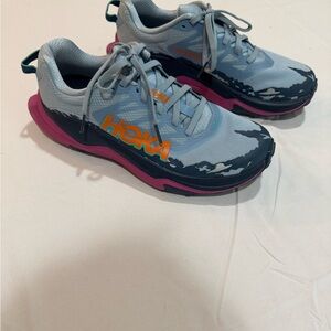 Hoka Kids Sneakers - Gray and Pink